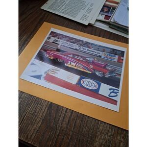Vintage Jeff Littleton 1967 Nova World's Fastest Drag Car 8x10 Promo Photo NHRA
